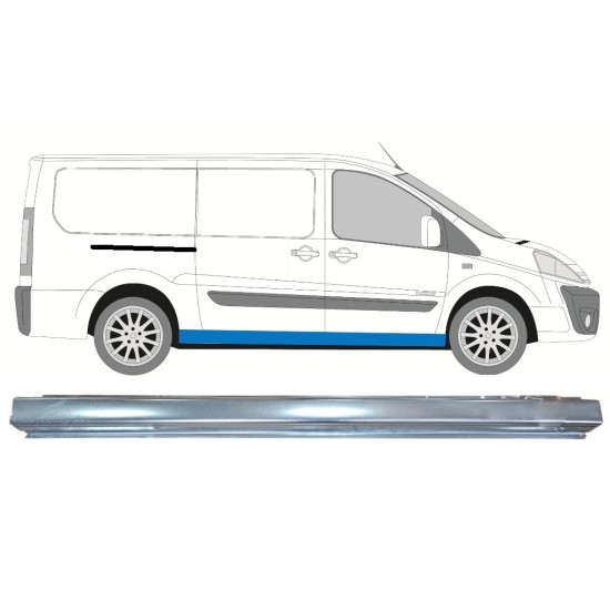 Soleira completa para Fiat Scudo 2007-2016 / Direito 7774
