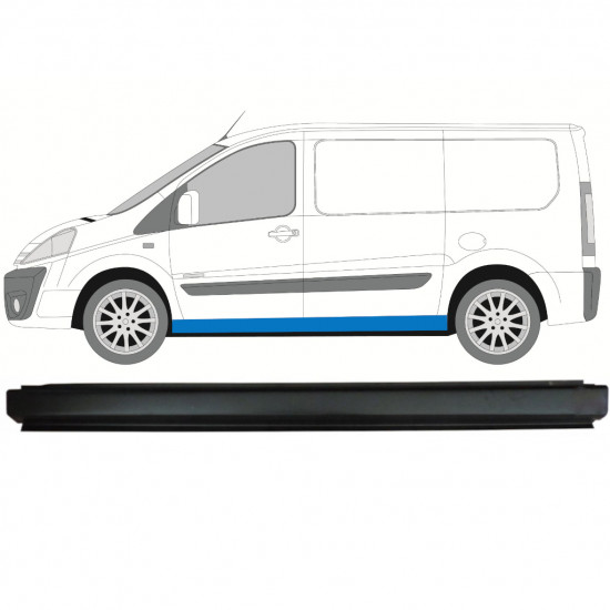 Soleira completa para Fiat Scudo Dispatch Expert 2007- / Esquerdo 7773