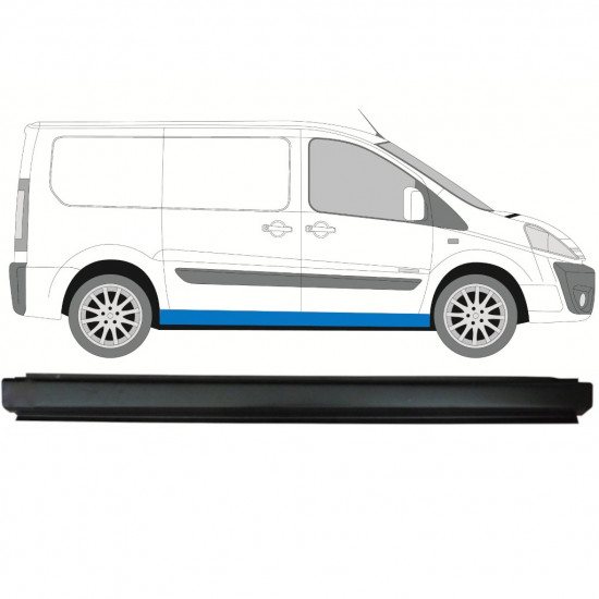 Soleira completa para Fiat Scudo Dispatch Expert 2007- / Direito 7772