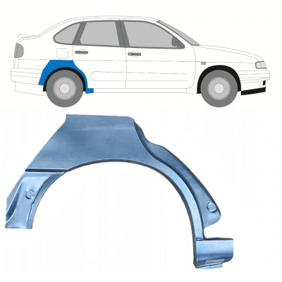 Painel de reparação do guarda-lamas traseiro para Seat Ibiza Cordoba 1993-2002 / Direito 7860