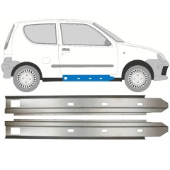 Painel de reparação interna da soleira para Fiat Seicento 1998-2010 / Esquerda+Direita / Conjunto 14716
