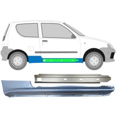 Painel de reparação interna da soleira para Fiat Seicento 1998-2010 / Direito / Conjunto 14720