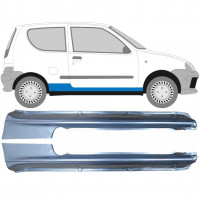 Soleira completa para Fiat Seicento 1998-2010 / Esquerda+Direita / Conjunto 9598