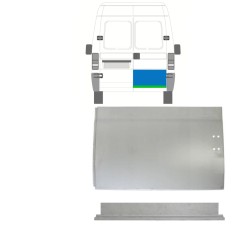 Painel de reparação interna e externa das portas traseiras para Peugeot Boxer 1994-2006 / Direito / Conjunto 14048