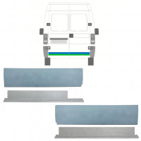 Painel de reparação interna e externa baixa das portas traseiras para Fiat Ducato Boxer Relay Jumper 1994-2006 / Esquerda+Direita / Conjunto 9751