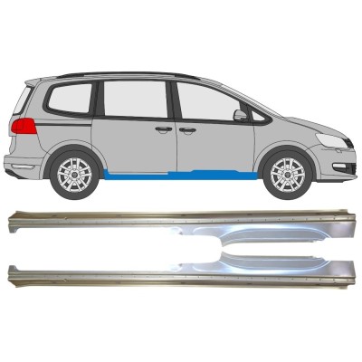 Soleira completa para Volkswagen Sharan 2010-2022 / Esquerda+Direita / Conjunto 14596