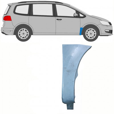 Painel de reparação do guarda-lamas dianteiro para Volkswagen Sharan 2010- / Direito 8369