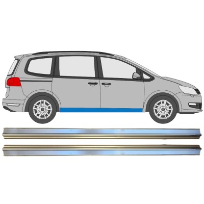 Painel de reparação da parte inferior da soleira para Volkswagen Sharan 2010-2022 / Esquerda+Direita 14606