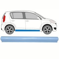 Painel de reparação da parte inferior da soleira para Daihatsu Sirion 2005-2010 / Esquerda = Direita (simétrico) 17266