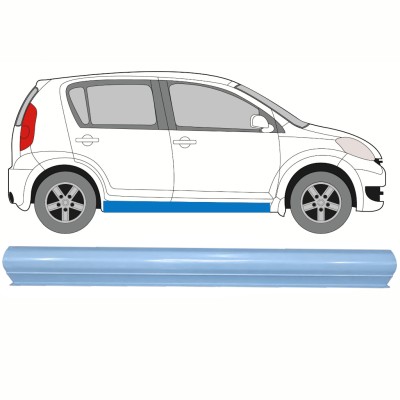 Painel de reparação da parte inferior da soleira para Daihatsu Sirion 2005-2010 / Esquerda = Direita (simétrico) 17266