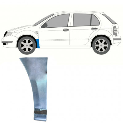 Painel de reparação do guarda-lamas dianteiro para Skoda Fabia 1999-2007 / Esquerdo 7235