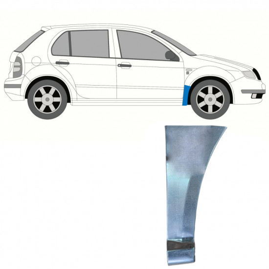 Painel de reparação do guarda-lamas dianteiro para Skoda Fabia 1999-2007 / Direito 7234