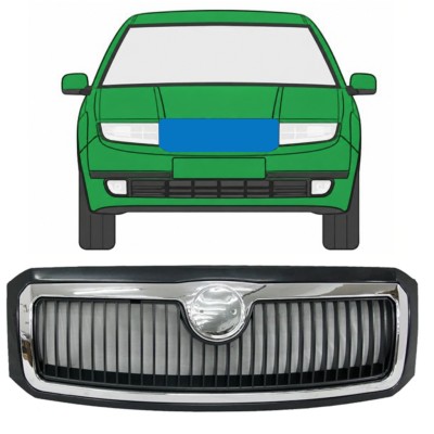 Grelha para Skoda Fabia I 1999-2004 7525