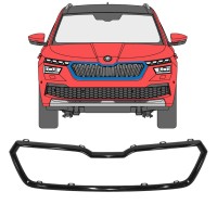 Moldura da grelha frontal para Skoda Kamiq 2019-2023 17227