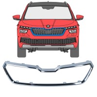 Moldura da grelha frontal para Skoda Kamiq 2019-2023 17226