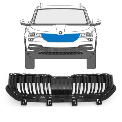 Grelha para Skoda Karoq 2017-2022 17228