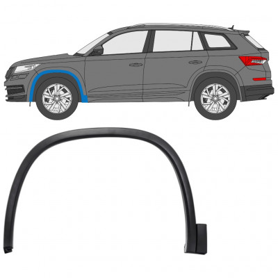 Moldura lateral do guarda-lamas dianteiro para Skoda Kodiaq 2016- / Esquerdo 7639