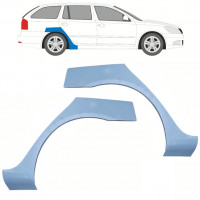 Painel de reparação do guarda-lamas traseiro para Skoda Octavia 2004-2013 / Esquerda+Direita / Conjunto 10187