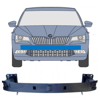 Reforço do para-choque dianteiro / travessa para Skoda Superb 2015- 9355