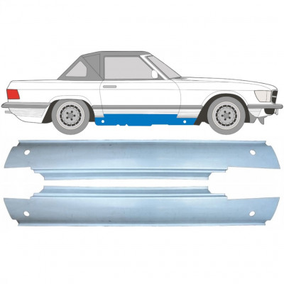 Painel de reparação da soleira para Mercedes Sl-class 1971-1989 / Esquerda+Direita / Conjunto 11496