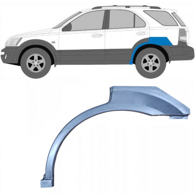 Painel de reparação do guarda-lamas traseiro para Kia Sorento 2002-2009 / Esquerdo 7835