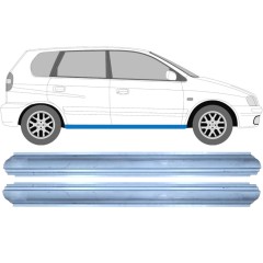 Painel de reparação da soleira para Mitsubishi Space Star 1998-2005 / Esquerda+Direita / Conjunto 12650