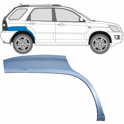 Painel de reparação do guarda-lamas traseiro para Kia Sportage 2004-2010 / Direito 5427