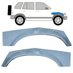 Painel de reparação da parte superior do guarda-lamas dianteiro para Kia Sportage 1994-2002 / Esquerda+Direita / Conjunto 9979