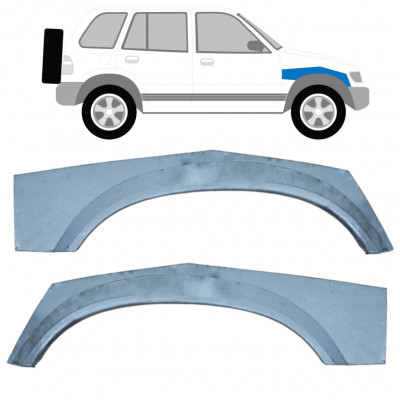 Painel de reparação da parte superior do guarda-lamas dianteiro para Kia Sportage 1994-2002 / Esquerda+Direita / Conjunto 9979