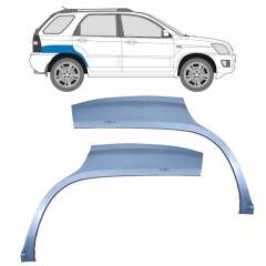 Painel de reparação do guarda-lamas traseiro para Kia Sportage 2004-2010 / Esquerda+Direita / Conjunto 9225
