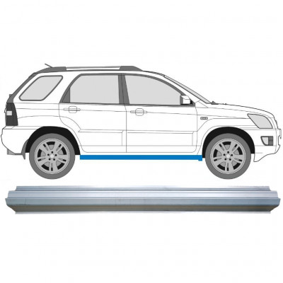 Painel de reparação da soleira para Kia Sportage II 2004-2010 / Esquerda = Direita (simétrico) 5121