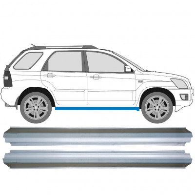 Painel de reparação da soleira para Kia Sportage II 2004-2010 / Esquerda = Direita (simétrico) 10504
