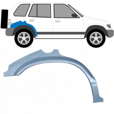 Painel de reparação do guarda-lamas traseiro para Kia Sportage 1994-2002 / Direito 6673