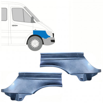 Painel de reparação do guarda-lamas dianteiro para Mercedes Sprinter 2000-2006 / Esquerda+Direita / Conjunto 10154