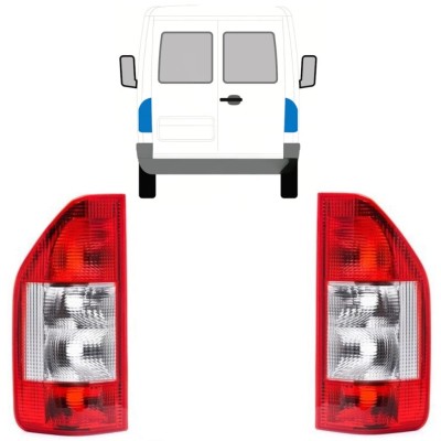 Luz traseira para Mercedes Sprinter 1995-2006 / Esquerda+Direita / Conjunto 9771