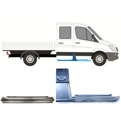 Kit de reparos para Mercedes Sprinter 2006-2018 / Direito / Cabine dupla / 14780