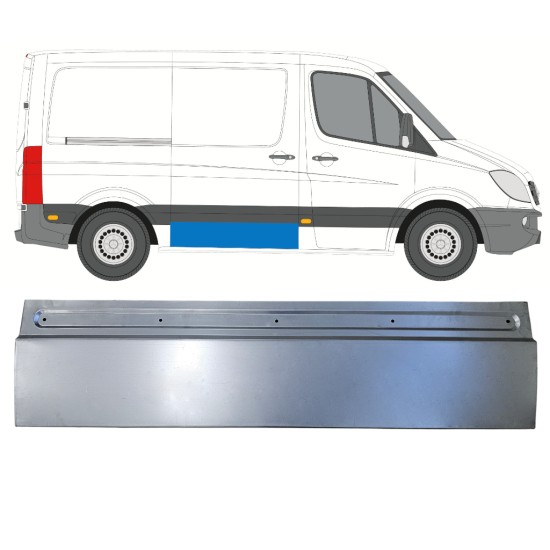 Painel de reparação das portas deslizantes para Mercedes Sprinter 2006-2018 / Direito 17309