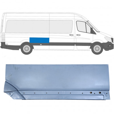 Painel de reparação do guarda-lamas traseiro para Mercedes Sprinter 2006- / Direito 8551