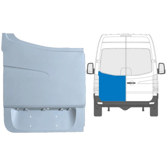 Painel de reparação alta das portas traseiras para Mercedes Sprinter 2006-2018 / Esquerdo 6054