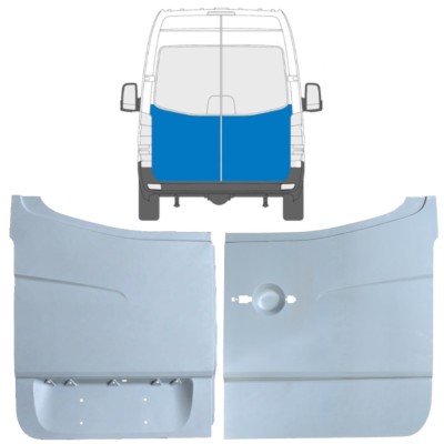 Painel de reparação das portas traseiras para Mercedes Sprinter 2006-2018 / Esquerda+Direita / Conjunto 10519