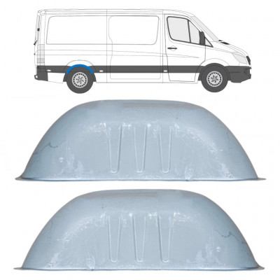 Painel de reparação do arco da roda traseira para Mercedes Sprinter 2006- / Conjunto 11736