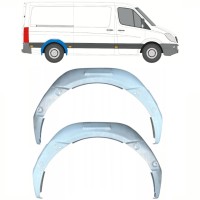 Painel de reparação interna do arco da roda traseira para Volkswagen Crafter 2005-2017 / Esquerda+Direita / Conjunto 15497