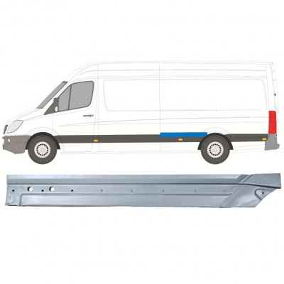 Painel de reparação do guarda-lamas traseiro para Mercedes Sprinter 2006- / Esquerdo 12056