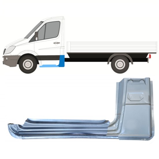Kit de reparos para Mercedes Sprinter 2006-2018 / Esquerdo / Cabine simples / 15082
