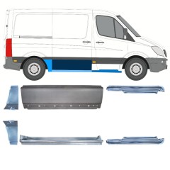 Kit de reparos para Mercedes Sprinter 2006-2018 / Esquerda+Direita / 15589