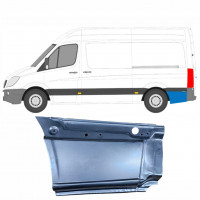 Painel de reparação do guarda-lamas traseiro para Mercedes Sprinter 2006- / MWB / Esquerdo 5723