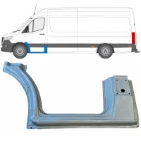 Painel de reparação da soleira com arco da roda dianteira para Mercedes Sprinter 2018- / Esquerdo 17091