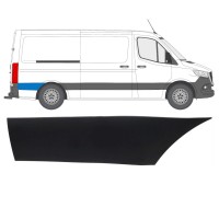 Moldura lateral do guarda-lamas traseiro atrás da roda para Mercedes Sprinter 2018- / Direito 16642