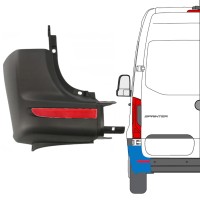 Canto do para-choque traseiro com Luz refletora para Mercedes Sprinter 2018- / Esquerdo / Conjunto 14950