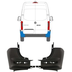Canto do para-choque traseiro para Mercedes Sprinter 2018- / Esquerda+Direita / Conjunto 14945